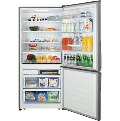 Hisense 520L upside down Fridge open hire perth.jpg